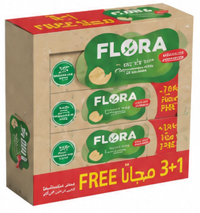 Flora Butter Unsalted 4 x 100g