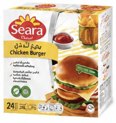 Seara Chicken Burger Unbreaded 1344g