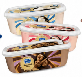 Almarai Ice Cream Vanilla | Vanilla Strawberry | Chocolate 900 ml