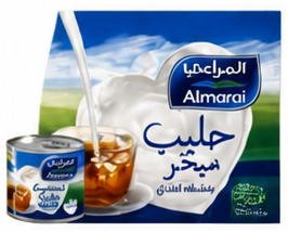 المراعي حليب مبخر كامل الدسم ٦ × ٧٠ جم