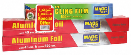 موج ورق قصدير + نايلون تغليف، 2 + 1 حبة