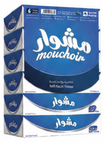 مشوار مناديل وجه ٦ × ٩٠ حبة