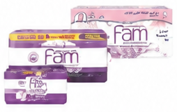 Freshdays or Fam Sanitary Pads Assorted Items 48-72 Count