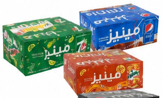 Pepsi / 7UP / Mirinda Minis Regular Carbonated Drinks 12 x 150ml