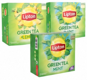 Lipton Green Tea Pure/Lemon/Mint 50 bags
