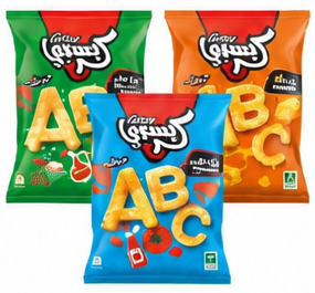 كريسبي شيبس كرات / حلقات / حروف متنوع 80-90 جرام