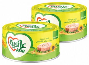 Afia Light Meat Tuna Tendrbite Sunflower Oil 185g x 2