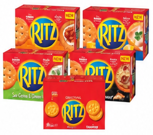Nabisco Ritz Crackers Cheese | Sweet Chilli | Pizza | Sour Cream 39.6g 12 pc