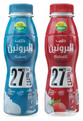 ندى حليب بروتين سادة | بالفراولة 320 مل × 2