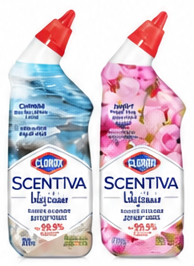 Clorox Scentiva Bleach-Free Toilet Bowl Cleaner 709ml / 500ml