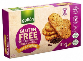 Gullon Oat Biscuit Choco&Chips GlutenFree 220gm