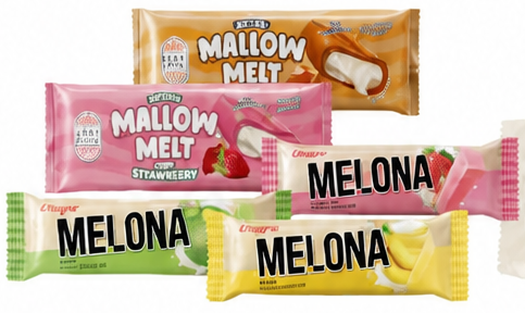 Good Seoul Mallow Melt Strawberry | Caramel 75ml | Melona Frozen Dessert Assorted 70ml