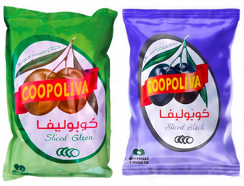 كوبوليفا زيتون شرائح أخضر أسود ٩٣٦ جرام