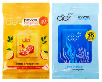 Aer Power Pocket Bathroom Freshener Germ Protection 10 gm | Aer Power Pocket Bathroom Freshener Sea Breeze 10 gm
