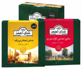 أحمد شاي إنجليزي للفطور أو شاي أخضر 100 حبة