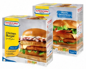 Americana Chicken Burger 672gm/678gm