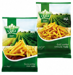 بطاطس داري مقلية رفيعة