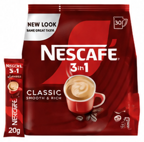 قهوة نسكافيه 1×3 كلاسيك 30×20 جرام