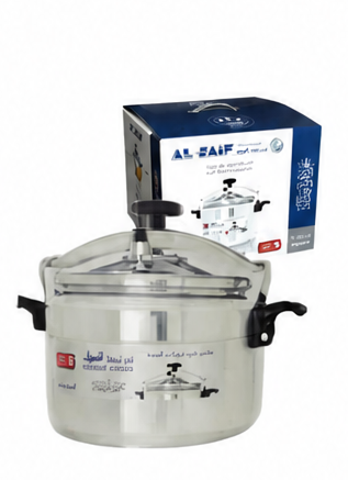 Alsaif Aluminum Pressure Cooker 11 Liters