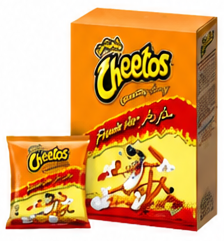 Cheetos Crunchy Flamin Hot Corn Puffs 12x25g