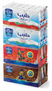 نادك حليب طويل الأجل فراولة / شوكولاتة ١٨×١٢٥ مل
