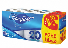 سانيتا بوكيه ورق حمام ١٦+٤ رول