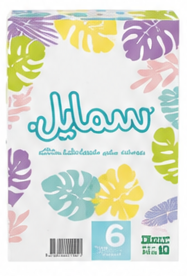 سمايل مناديل للوجه 6 × 70 منديل