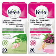 Veet Assorted Wax Strips 20's