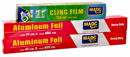 موج قصدير ألمونيوم 2+1 × 45 سم × 600 سم