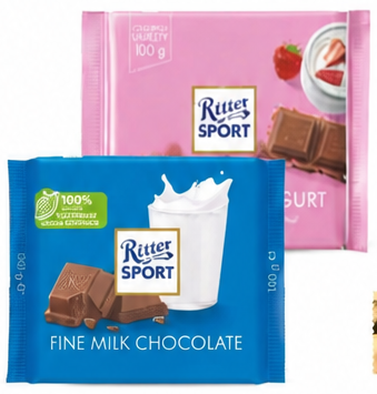 Ritter Sport Fine Dark Chocolate 70% Cocoa 100g