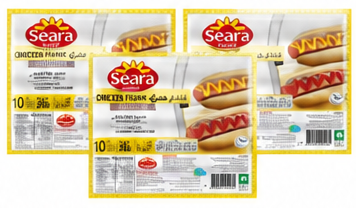 سيارا نقانق دجاج مطبوخة ومدخنة ٣٤٠ جرام