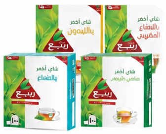ربيع شاي أخضر 100 كيس