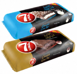 7DAYS Cake Bar Chocolate / Choc Fill / Milk 40g 5 pcs