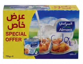 Almarai Evaporated Milk 6 x 170 Gm