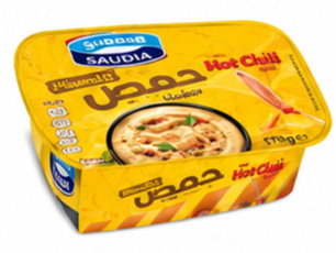 Saudia Hummus Dip Classic / Hot Chilli 215g