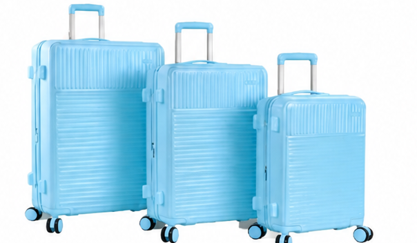 Heys Travel Bag Pastel Hard 4Wheel with TSA Lock Blue Color 65 cm