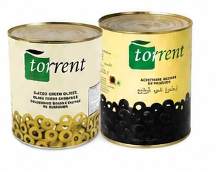Torrent Sliced Green Black Olives 3150GM