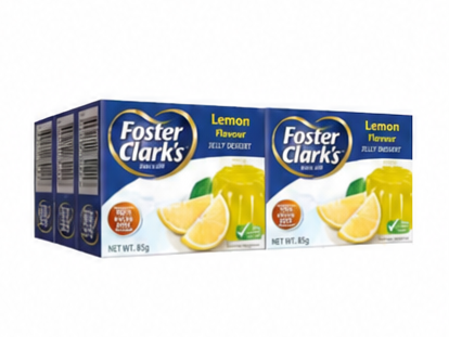 Foster Clarks Jelly Lemon 80g x 6