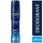 Nivea MEN Fresh Active, Antiperspirant , Fresh Scent, Spray 200 ml
