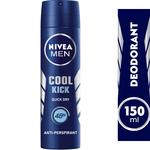 Nivea MEN Cool Kick Deodorant, Fresh Scent, Spray 150 ml
