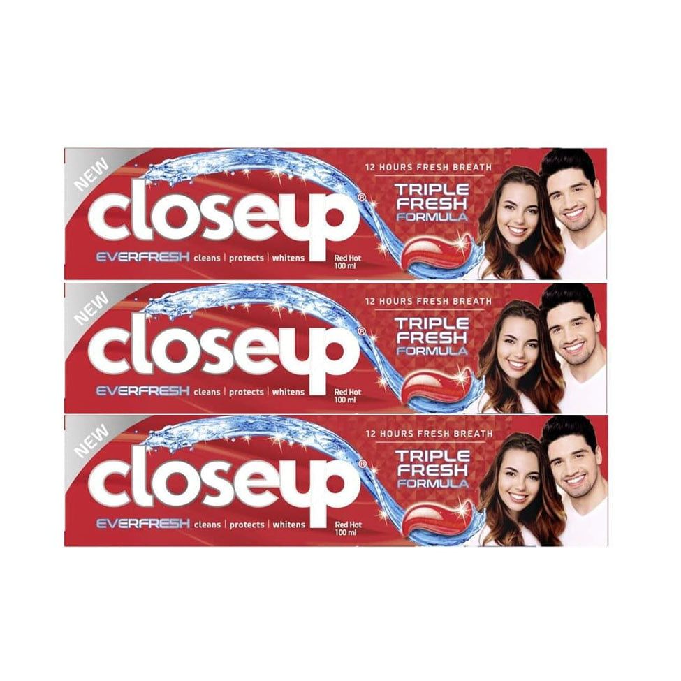 Closeup Toothpaste 3x100ml