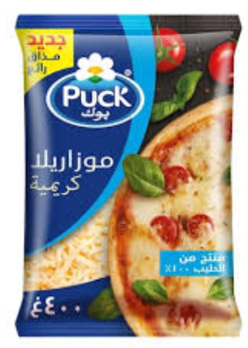 Puck Shredded Mozzarella Cheese 400g